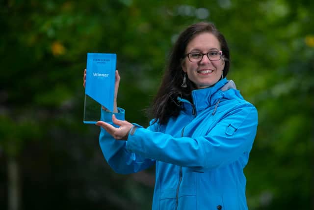 Genevieve Patenaude, winner of the flagship Converge Challenge Award. Picture: Lloyd Smith.