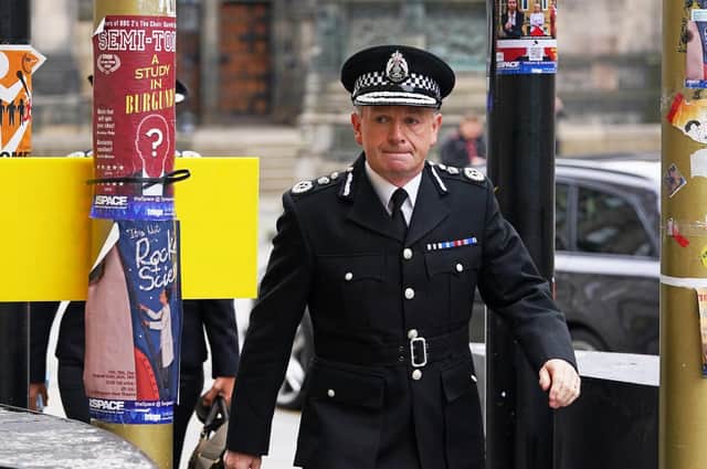 Police Scotland's Chief Constable Sir Iain Livingstone