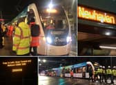 It was a night that saw the next phase of the tram expansion begin