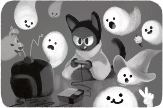 Halloween Google doodle: how to play the spooky game starring Momo the ...