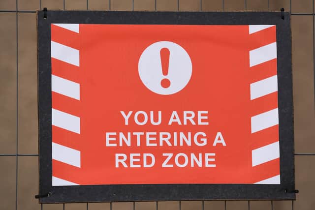 Covid-19 red zones will no longer be mandatory inside Scottish football stadiums .(Photo by Craig Foy / SNS Group)