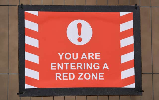 Covid-19 red zones will no longer be mandatory inside Scottish football stadiums .(Photo by Craig Foy / SNS Group)