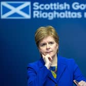 First Minister Nicola Sturgeon answers questions on Scottish Government issues, during a press conference at St Andrew's House. Picture: Jane Barlow-Pool/Getty Images