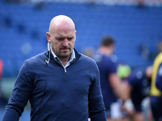 Gregor Townsend - Scotland head coach has much to ponder after his side were beaten 31-29 by Italy. Pic: David Gibson/Fotosport/Shutterstock (14383268ar)