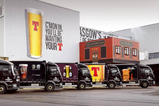 Tennent's, which is brewed in Glasgow, is Scotland's biggest selling lager brand. Picture: Andy Buchanan