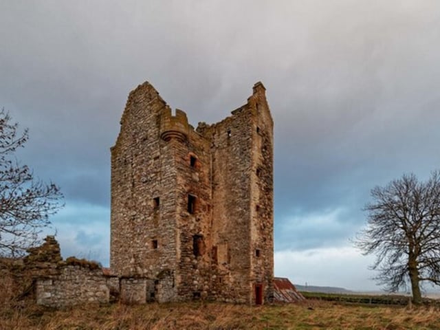 Dark Kenneth predicted the fate of the MacKenzies' Fairburn Tower. "The day will come when the MacKenzies of Fairburn shall lose their entire possessions, and that branch of the clan shall disappear almost to a man from the face of the earth. Their Castle shall become uninhabited, desolate, and forsaken..." This has largely been realised as we see Fairburn Tower lie in a state of ruin.