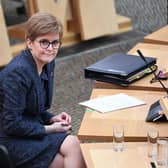 Nicola Sturgeon said earlier this year that it distressed her that young people were leaving the SNP because they felt it was not 'a safe, tolerant or welcoming place for trans people' (Picture: Andy Buchanan-WPA pool/Getty Images)