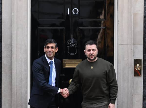 Rishi Sunak Hosts the Ukrainian President, Volodymyr Zelenskyy