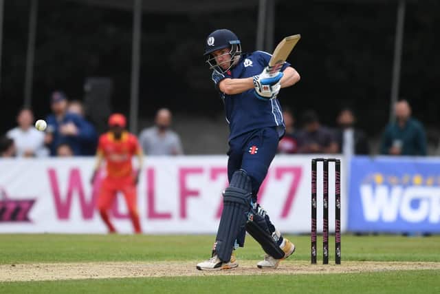 Scotland's Matthew Cross shone in the win over Papua New Guinea in Oman.