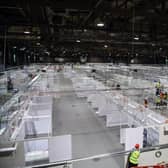 One of the sites is the NHS Louisa Jordan Hospital in Glasgow’s SEC exhibition centre (Getty Images)