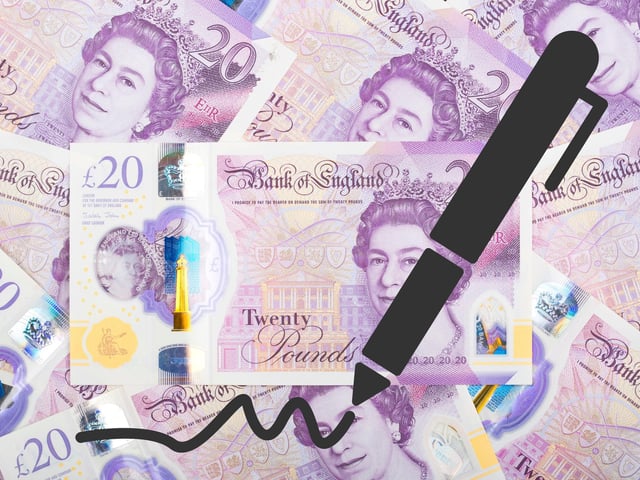 Whatever you do, do not write important memos on a bank note. You have been warned.