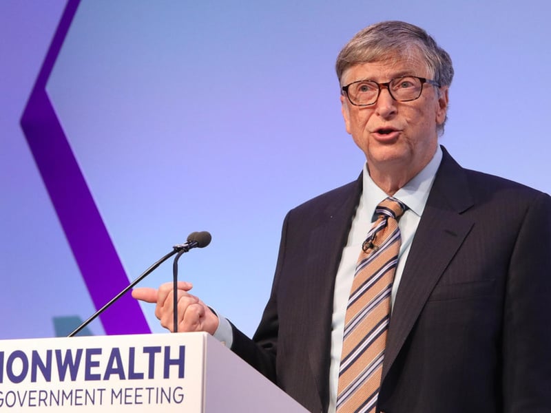 Bill Gates is the co-founder of Microsoft, he also holds massive shares in companies like EcoLab and reportedly owns others like cholera vaccine factories, according to Europa. His net worth is $118.4 billion.