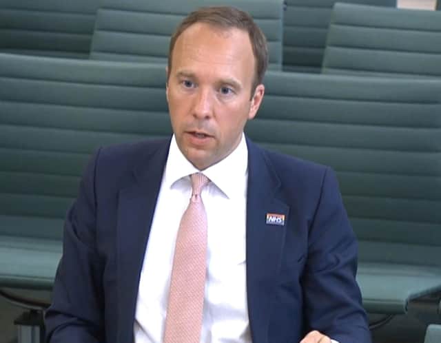 Matt Hancock denied lying to the Prime Minister