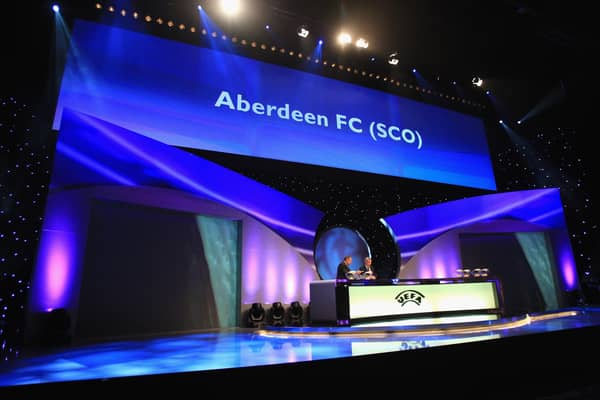Aberdeen are in the hat for the Europa Conference League group stages.