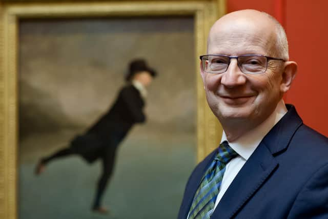 Sir John Leighton will step down as director-general of the National Galleries of Scotland in February. Picture: Bryan Robertson