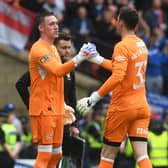 Rangers goalkeeper Allan McGregor replaces Jon McLaughlin in the last moments of last year's Scottish Cup final against Hearts. The appearance was expected to be the veteran's swansong.  (Photo by Craig Foy / SNS Group)