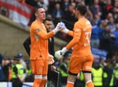Rangers goalkeeper Allan McGregor replaces Jon McLaughlin in the last moments of last year's Scottish Cup final against Hearts. The appearance was expected to be the veteran's swansong.  (Photo by Craig Foy / SNS Group)
