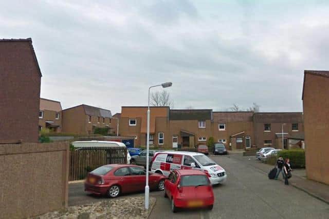 The incident took place in a property in Meldrum Court, Glenrothes. Pic: Google