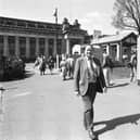 Oliver Barratt in Princes Street Gardens in 1989, when he was concerned about food kiosks (Picture: Crauford Tait)