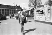 Oliver Barratt in Princes Street Gardens in 1989, when he was concerned about food kiosks (Picture: Crauford Tait)