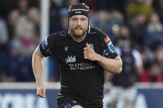 Max Williamson returned to Glasgow Warriors after a successful loan spell in England. (Photo by Ross MacDonald / SNS Group)