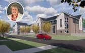 Communities committee chair Anne Stirling (inset) confirmed that sites were ongoing and not being held up despite the struggles.