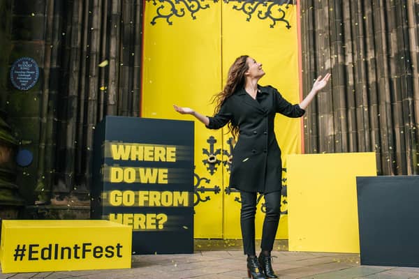 Nicola Benedetti at the Edinburgh International Festival programme launch (pic: Mihaela Bodlovic)