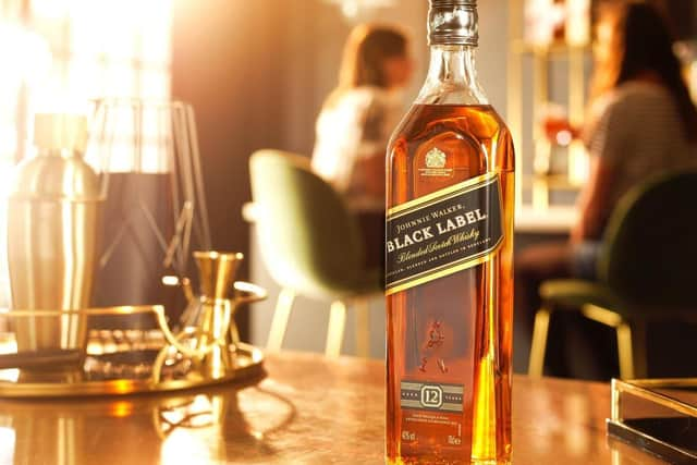 A bottle of Johnnie Walker Black Label