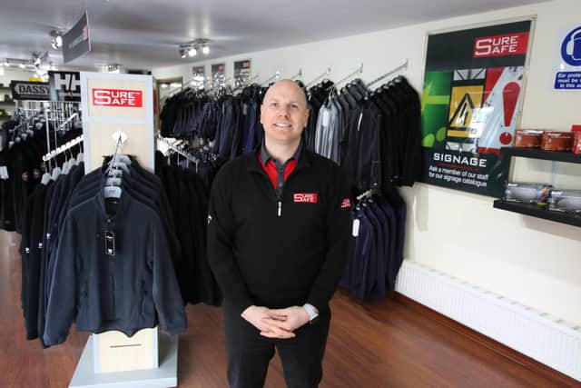 The bank cites the six-figure backing it has provided to Scottish workwear firm Suresafe to help it supply PPE to frontline workers. Picture: contributed.