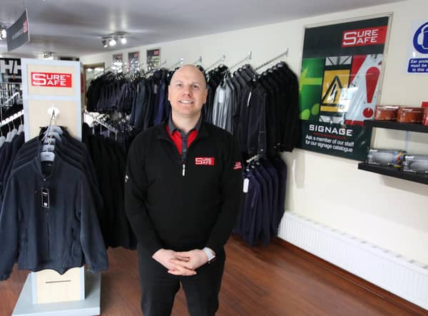 The bank cites the six-figure backing it has provided to Scottish workwear firm Suresafe to help it supply PPE to frontline workers. Picture: contributed.