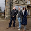 Brian Machray (Reward Finance Group), Tony Brown (Forces Manor) and Lucie Martin (Reward Finance Group).