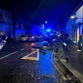 The street was cordoned off by emergency services after the incident. Picture: Fife Jammer Locations