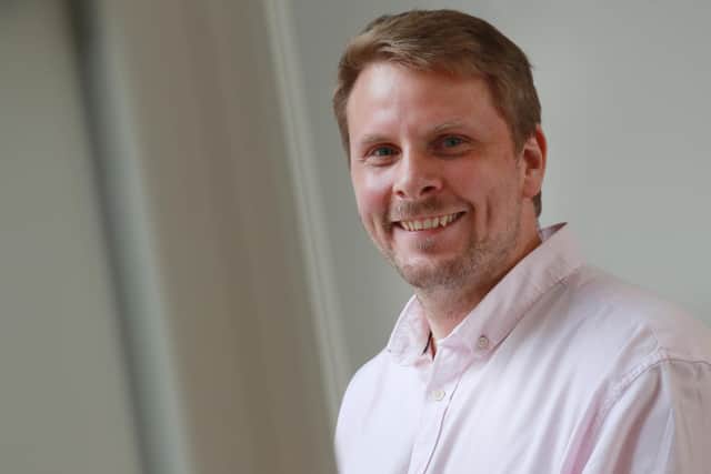 Steve Coates, chief executive and co-founder of Edinburgh-headquartered Brainnwave. Picture: Stewart Attwood