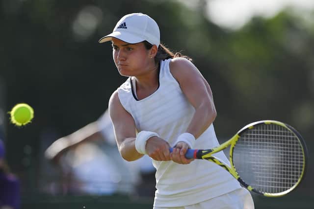 Glasgow's Anna Brogan has reached the final of Wimbledon qualifying. (Photo by Justin Setterfield/Getty Images)