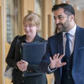 Humza Yousaf and Finance Secretary Shona Robison need to find ways to improve productivity (Picture: Jane Barlow/PA)