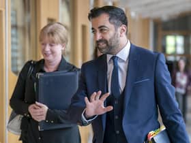 Humza Yousaf and Finance Secretary Shona Robison need to find ways to improve productivity (Picture: Jane Barlow/PA)