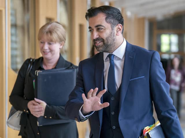 Humza Yousaf and Finance Secretary Shona Robison need to find ways to improve productivity (Picture: Jane Barlow/PA)