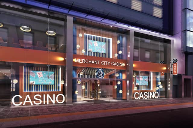 The planned look for the new venue, which Grosvenor says aims to 'create an entertainment-for-all offer which breaks down perceptions of the traditional casino experience'.  
Picture: contributed.