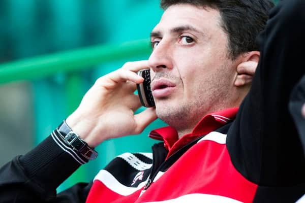 Shota Arveladze was a coach at AZ Alkmaar when they met Celtic in an end of season friendly, before branching out on his own as a boss. (Picture: SNS)