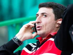 Shota Arveladze was a coach at AZ Alkmaar when they met Celtic in an end of season friendly, before branching out on his own as a boss. (Picture: SNS)