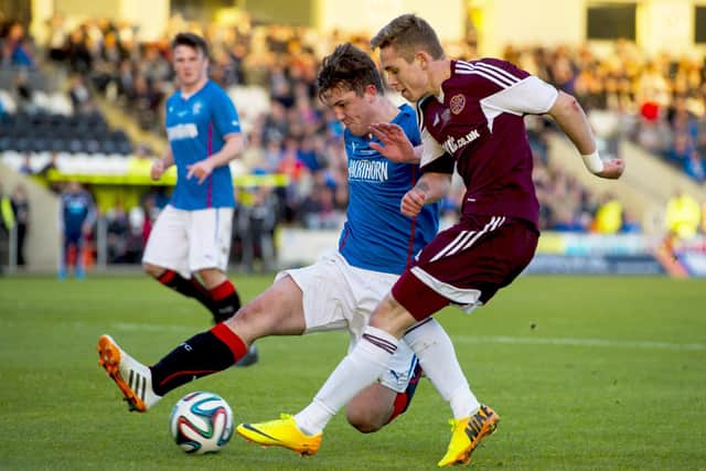 Hearts and Rangers last faced each other in the Scottish Youth Cup final in 2014. Picture: SNS