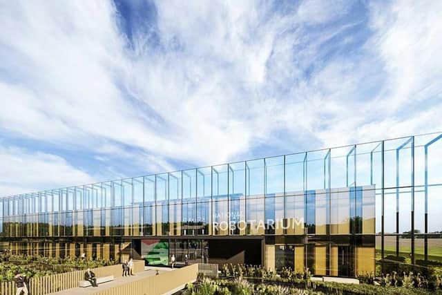 The National Robotarium is currently under construction at Heriot Watt campus in Edinburgh