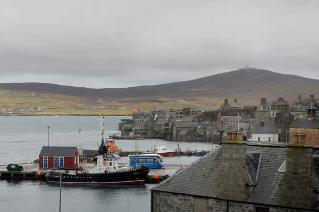 The graffiti was spotted on Unst, about 40 miles from Lerwick. (Picture: Andy Buchanan/AFP/Getty Images)