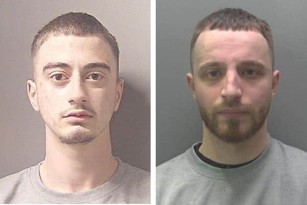 Xhoni Lazaj, left, and Kleart Xhaferaj, right.