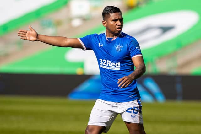 Rangers striker Alfredo Morelos. Picture: SNS