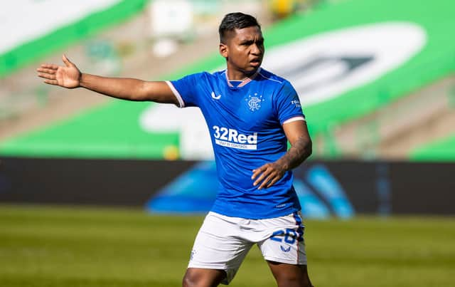 Rangers striker Alfredo Morelos. Picture: SNS