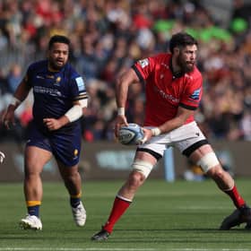 Former Glasgow lock Greg Peterson will start for Newcastle Falcons against Warriors. (Photo by Matthew Lewis/Getty Images)