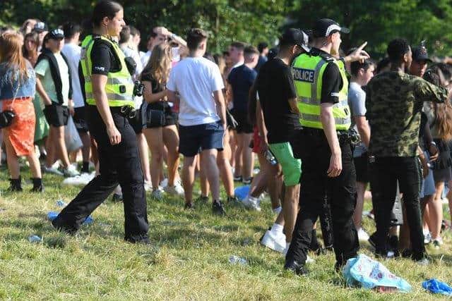 Police have called repeatedly to Kelvingrove Park to quell rowdy behaviour during spells of good weather.