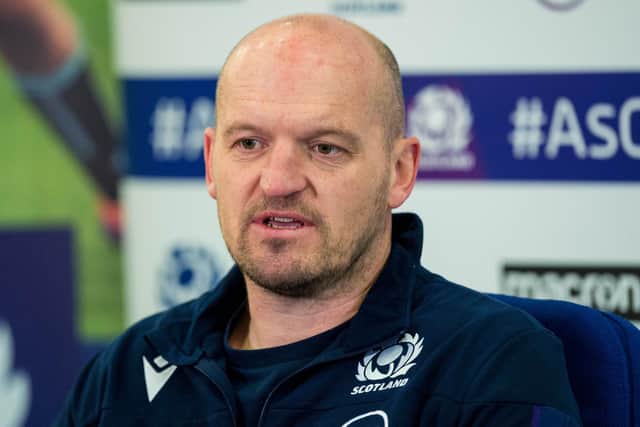 Scotland head coach Gregor Townsend.