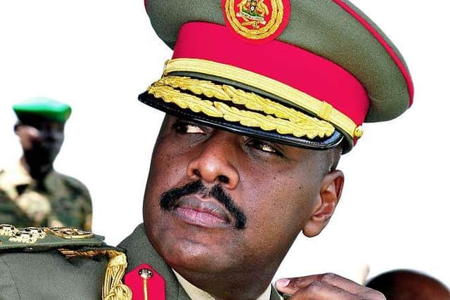 Major General Muhoozi Kainerugaba is son of Uganda's President Yoweri Museveni.